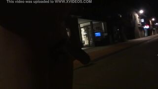 4 girls only: Azginim1 - Bare naked masturbation and cumshot in the middle of the street @Belgium, Tessenderlo, Stationsstraat