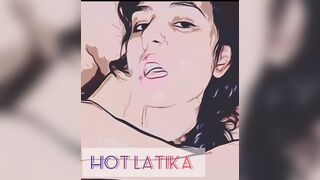 Horny Latika with cock Hindi dirty talking