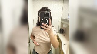 Masturbation in Airplane Toilet