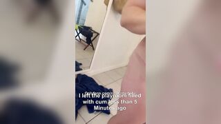 Wife comes back to room filled with strangers cum