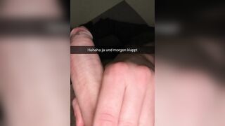 German Girl cheats with Best Friend on Snapchat