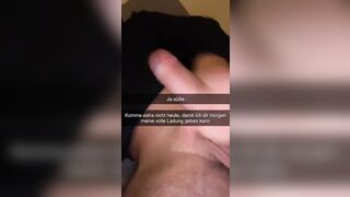 German Girl cheats with Best Friend on Snapchat