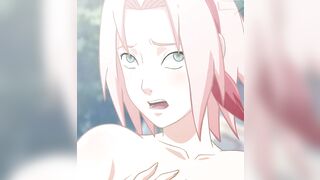 Himawari Sakura Hinata and Sara - Lesbian Orgy by Foxie2K