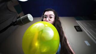 Giantess Blowing Up Balloons ASMR Roleplay