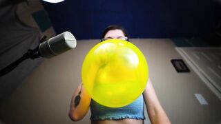 Giantess Blowing Up Balloons ASMR Roleplay