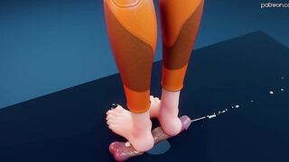 Tracer's Cock Trample Session [Animation]