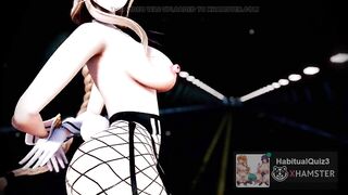 mmd r18 sexy fish net stocking babe 3d hentai