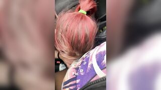 Toothless BBW Stepmom Swallows Her Stepsons BBC In The Car Before School!