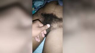 My wife's hairy pussy