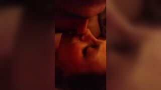 Slut Wife Cumming During Kiss