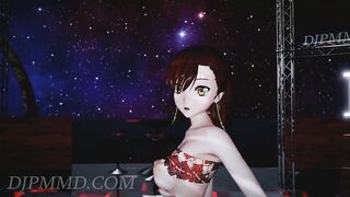 MMD R18 Misaka Ver5.6 - Twice - I Can't Stop Me Beach Stage 1296