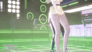 MMD T-ARA - Sugar Free Ahri Seraphine Akali Sexy Hot Kpop Dance League Of Legends 4K Uncensored