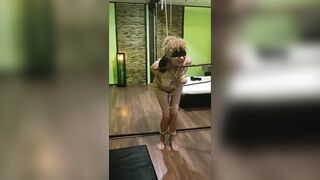 Shibari session for blondie MILF