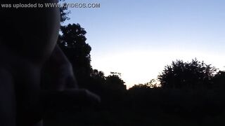 4 girls only: Azginim1 - Bare naked cumshot at sunrise @Belgium somewhere