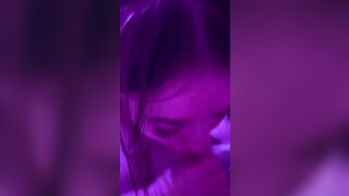 Cute girl sucks my dick - cum right in the mouth