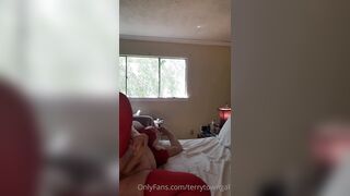 Granny Fucking Herself From The Back, Just The Way She Likes It