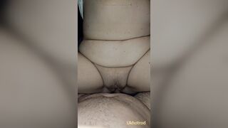 Bareback pussy to anal creampie