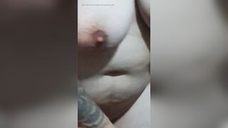 Step mom pulled out clothes showing her big tits to her step son