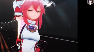 Genshin Impact - Yae Miko - Sexy Pussy Dance (3D HENTAI)