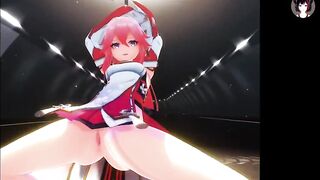 Genshin Impact - Yae Miko - Sexy Pussy Dance (3D HENTAI)