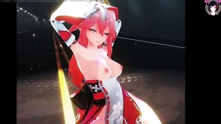 Genshin Impact - Yae Miko - Sexy Pussy Dance (3D HENTAI)