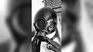 Breath play in our MSA Millennium gas mask