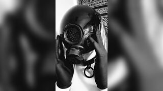 Breath play in our MSA Millennium gas mask