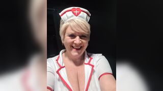 Nurse Joolz out in all her glory in the garden