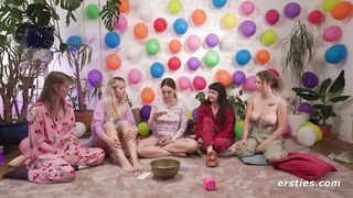 Ersties - Sexy Game Ends In Lesbian Orgy