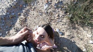 PUBLIC BLOWJOB AND SWALLOW