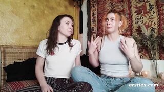 Ersties - Intensive Squirting-Action mit Zora und Innana