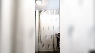 Shower rod install & test run