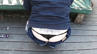 Fat Ass Public Whale Tail