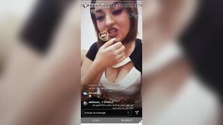 Morrocan milf tell about her lover on Instagram