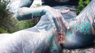 Hot spring anal outdoor fuck with Anuskatzz