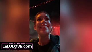 Babe records selfies at her first Halloween Horror Night HHN night at Universal Studios w/ cosplay costume makeup - Lelu Love