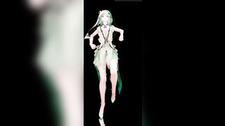 Wuthering Waves Shorekeeper Undress Dance Hentai Say so Song Vertical Screen Mmd 3D Soft Green Hair Color Edit Smixix