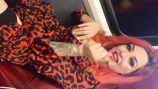 Public fingering on train