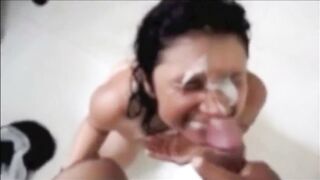 Amateur wives facials compilation 2